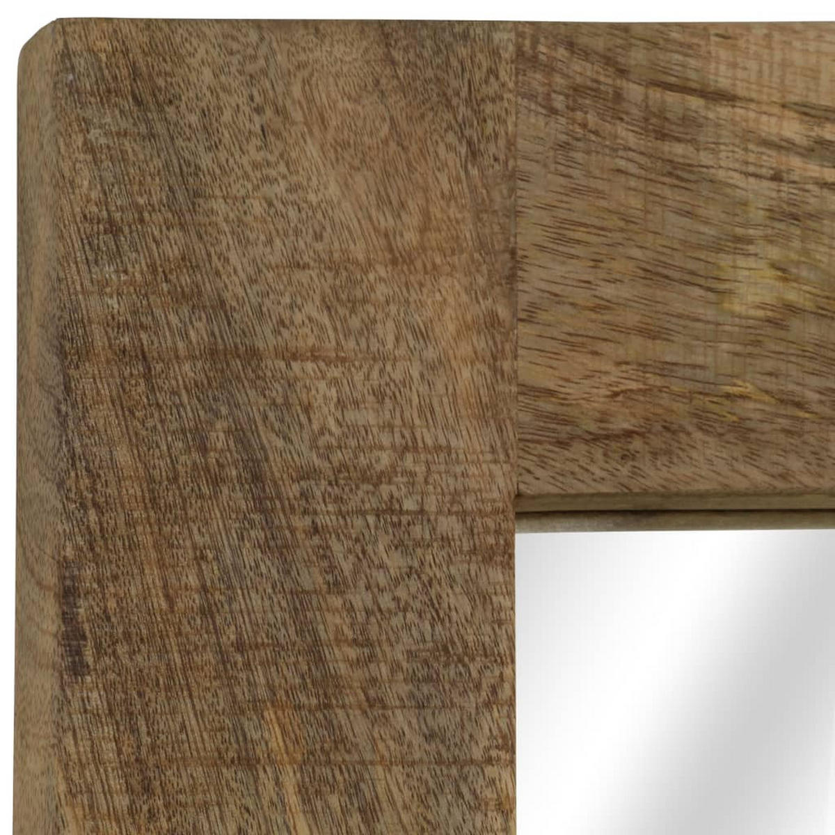 SPIEGEL Mangoholz Massiv 50 x 110 cm - Braun, Holz (50/110/1cm) - furnicato