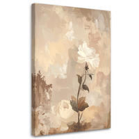 LEINWANDBILD Blumen 80x120cm - Beige, Textil (80/120cm) - Feeby