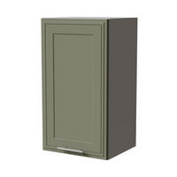 HÄNGESCHRANK Salo W2/40 Grau / Reed Green Matt 40 / 32,5 / 72cm - Grau/Grün, Holz/Holzwerkstoff (40/72/32.5cm) - Feldmann-Wohnen