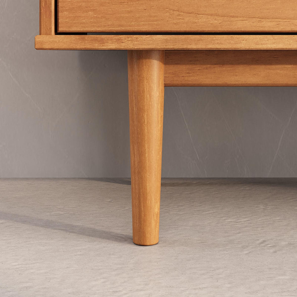 LOWBOARD TECCA - Eichefarben, Holz (180/48/41cm) - IDIMEX