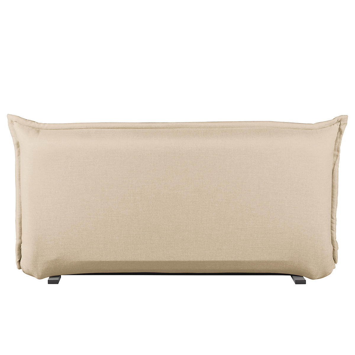 SCHLAFSOFA - Creme, Textil/Metall (150/75/85cm) - home24