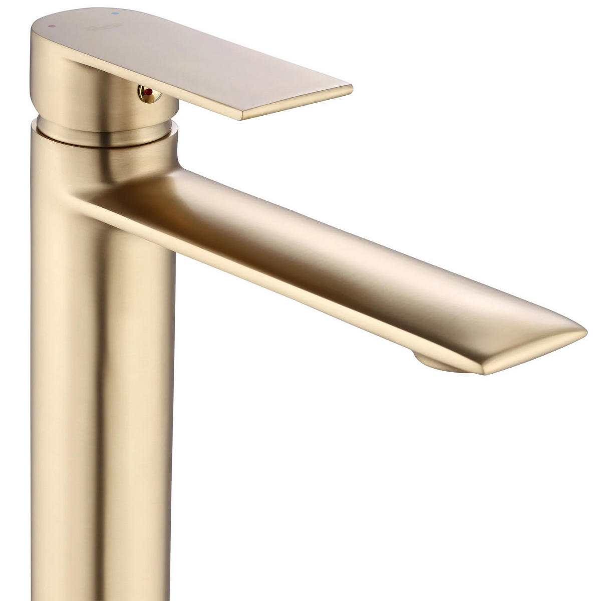 WASCHBECKENARMATUR Rea Veneta Brush Gold High - Goldfarben, Metall (4.2/29.5/17.7cm) - REA