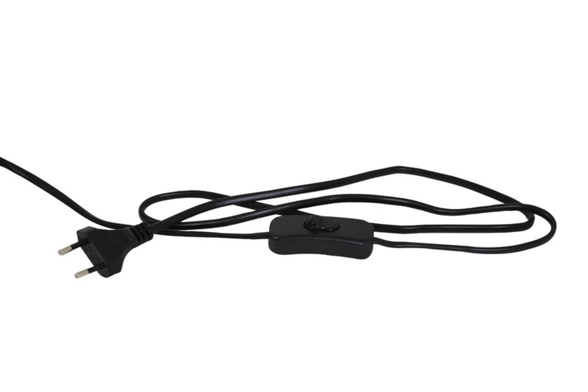 LAMPENFUSS Alwina Schwarz Ø32/28,5 cm - Schwarz, Metall (32/32/28.5cm) - Light & Living