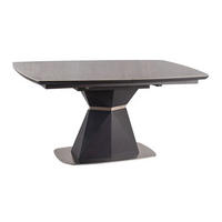 ESSTISCH Cortez grau Marmor / anthrazit 160 / 90 / 76cm - Grau, Holz/Keramik (90/160/76cm) - Feldmann-Wohnen