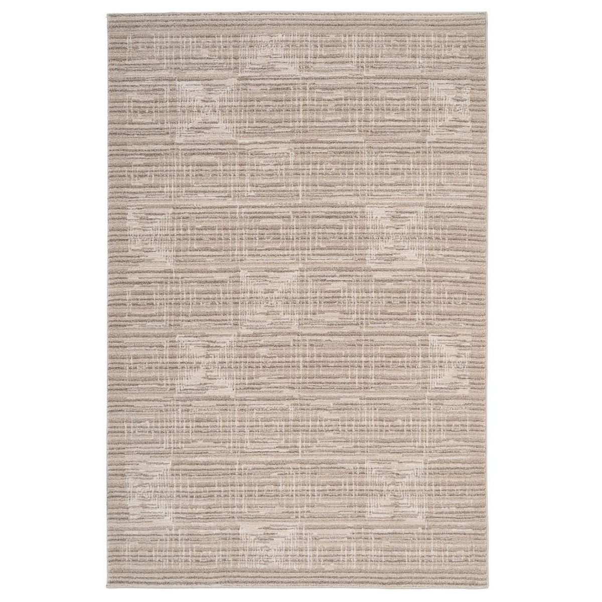 VINTAGE-TEPPICH Ikaro Noah Beige - Beige, Textil (160/231cm) - Kukoon Rugs