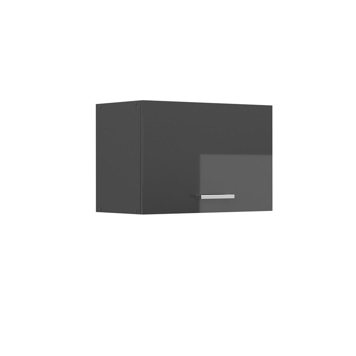 Schwarz Hochglanz/Anthrazit, Holzwerkstoff (60/40/31cm) - Vicco