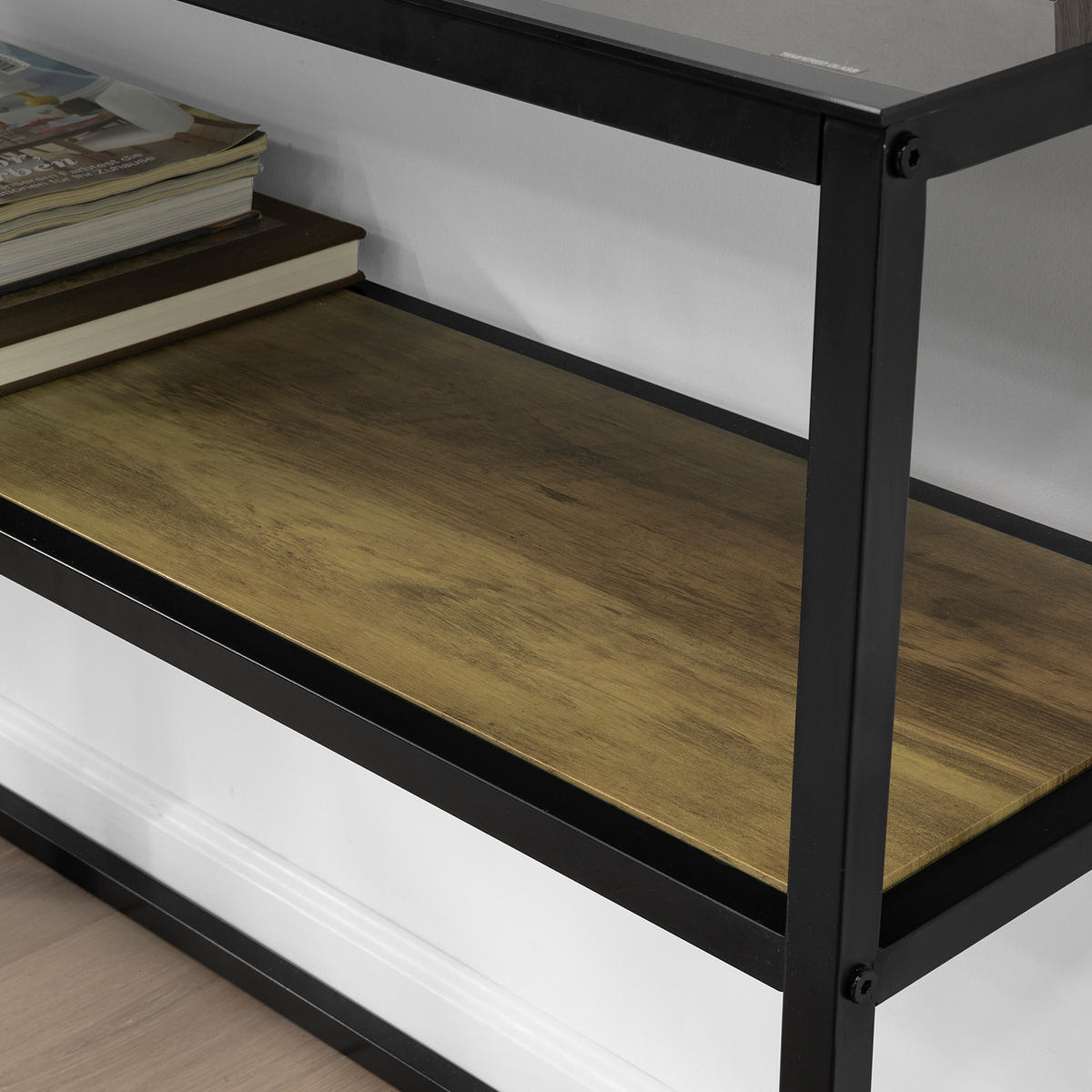 KONSOLENTISCH Vintage - Naturfarben, Holzwerkstoff (30/110/70cm) - SoBuy