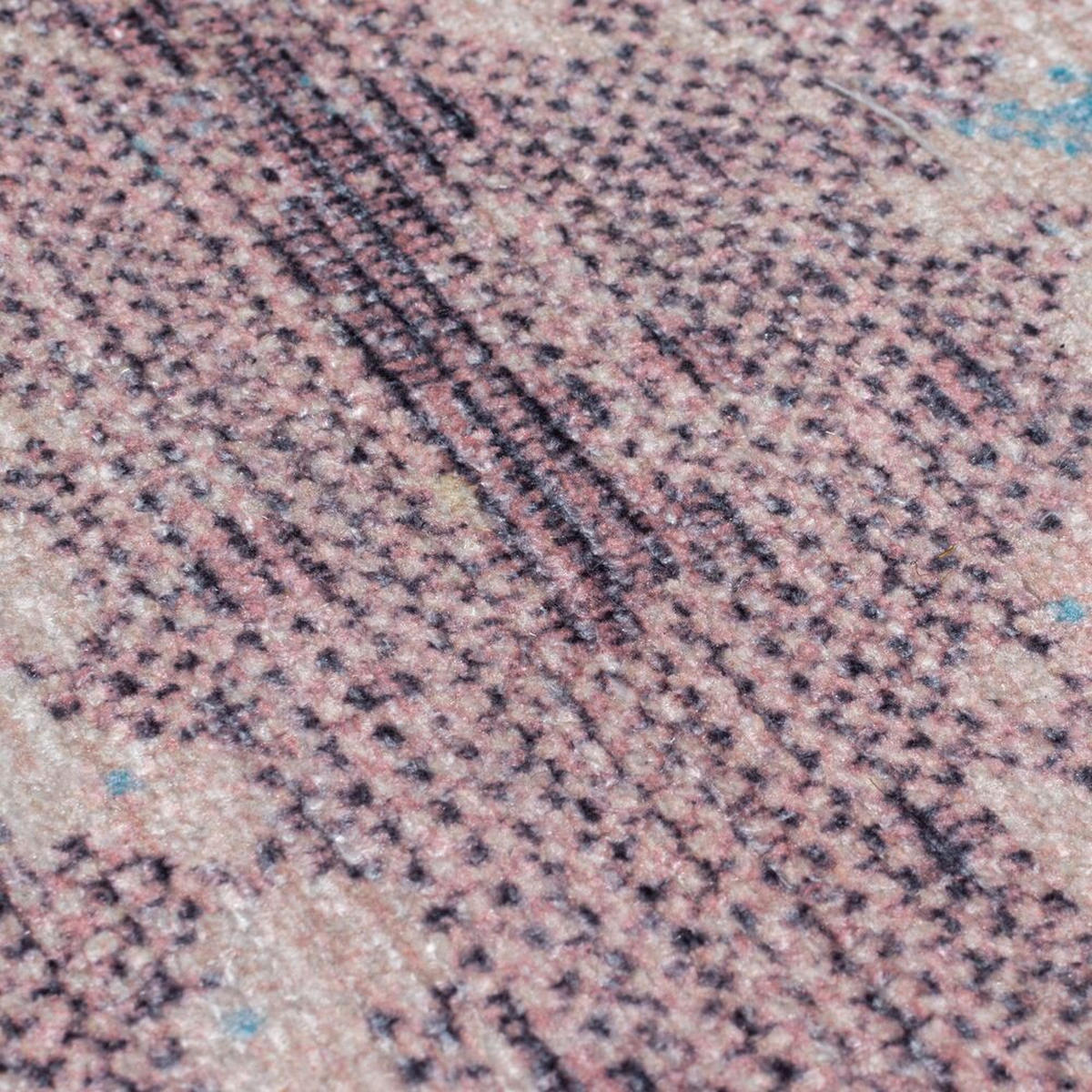 TEPPICH maschinenwaschbar Vintage-Abstrakt, recycelt CRAY, Multi 80x150 cm - Multicolor, Textil (80/150cm) - KADIMA DESIGN