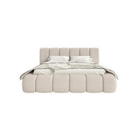 POLSTERBETT Goa 200x200 cm, Creme - Creme, Textil (200/200cm) - Fedve