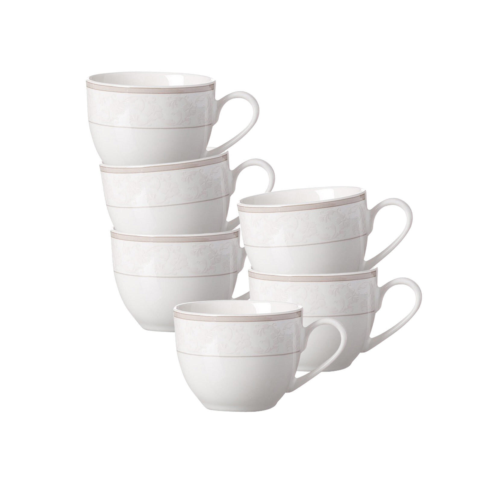 ESPRESSOTASSEN Isabella beige 90 ml 6er Set - Beige, Keramik (0.09L) - Ritzenhoff Breker
