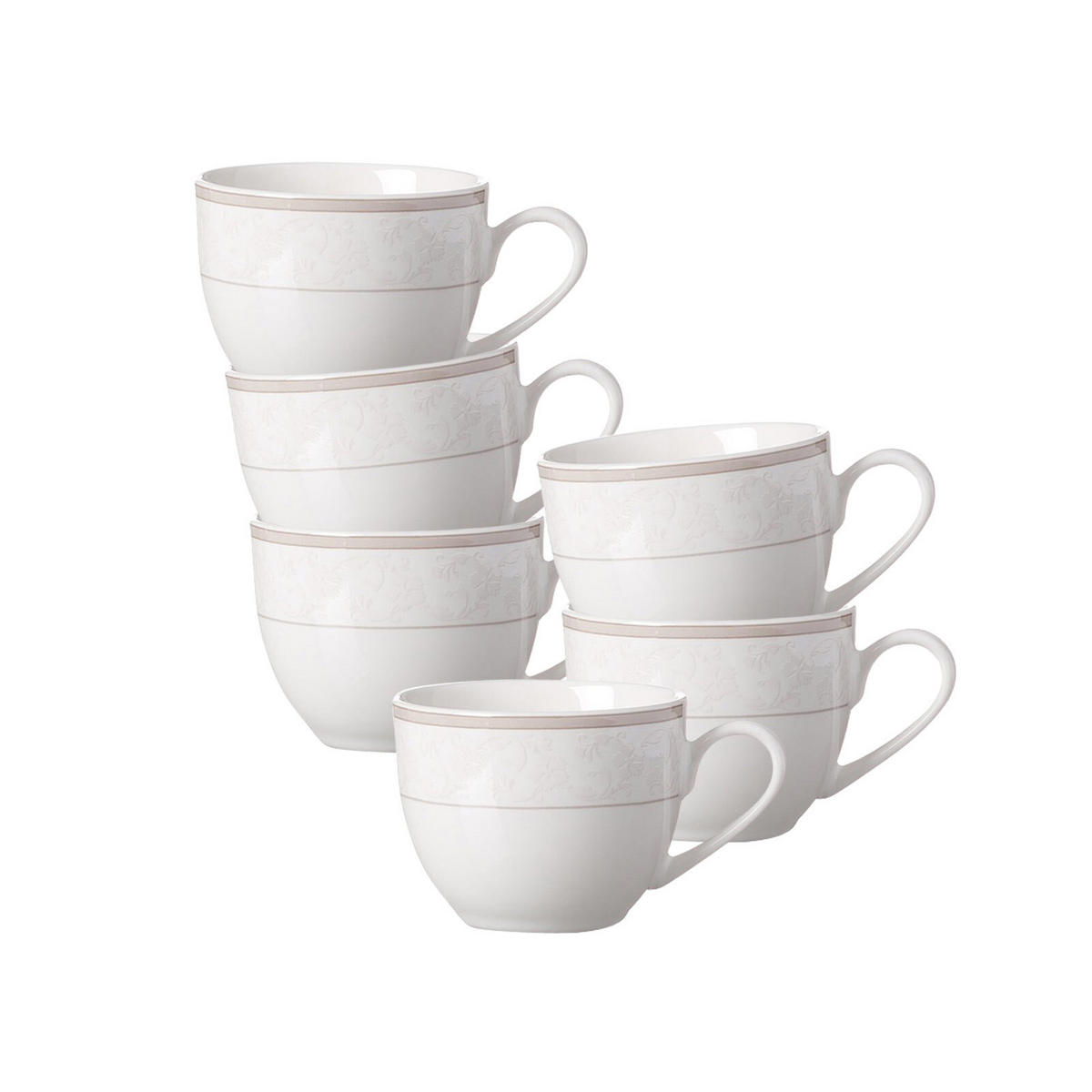 ESPRESSOTASSEN Isabella beige 90 ml 6er Set - Beige, Keramik (0.09L) - Ritzenhoff Breker