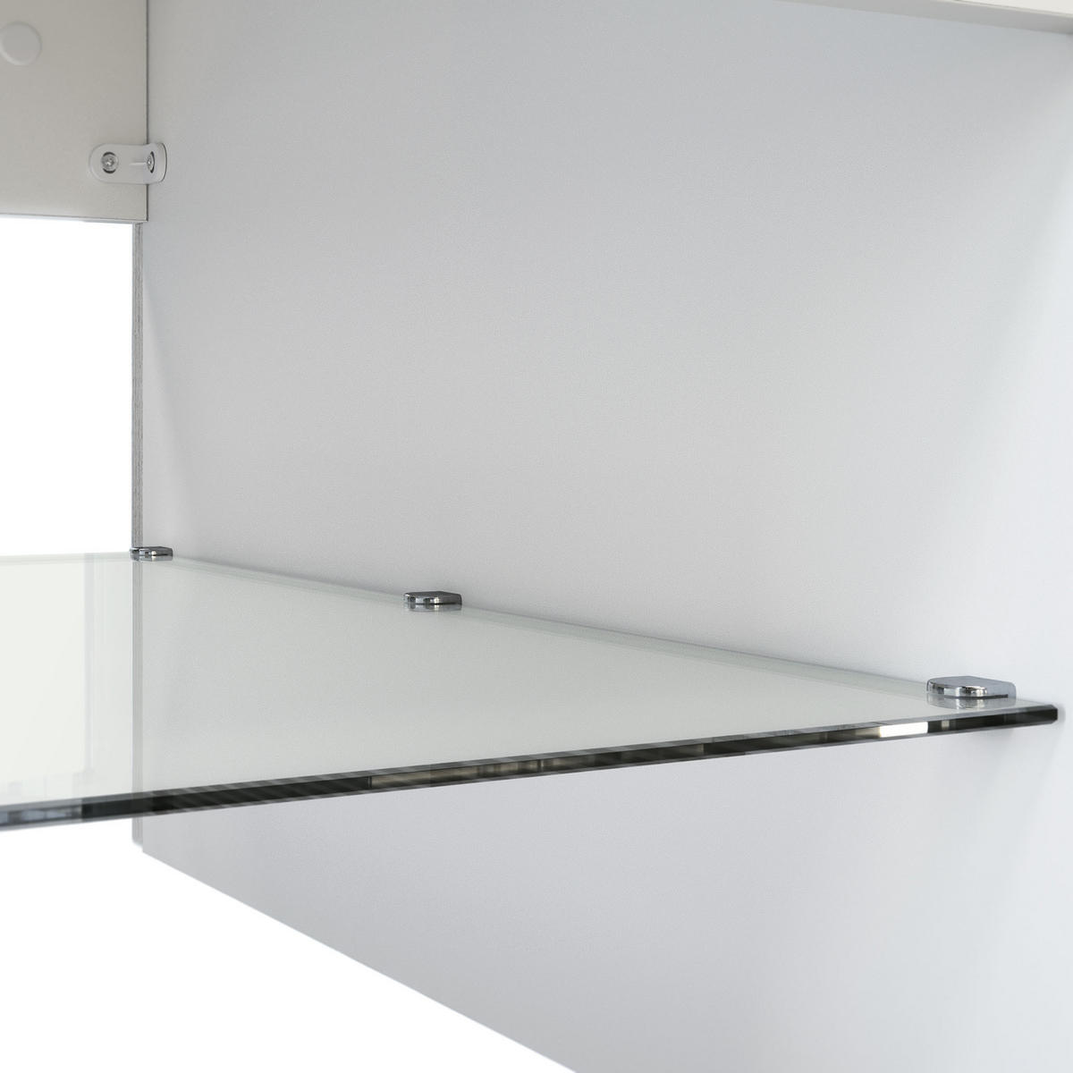 COUCHTISCH Clip Blenden in Beton Oxid Optik - Hellgrau, Holzwerkstoff (60/118/37cm) - Vladon