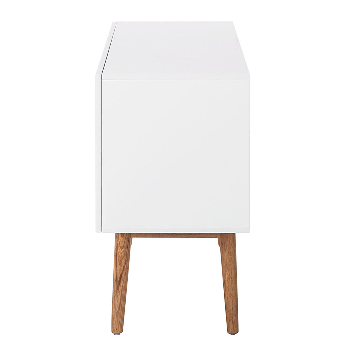 SIDEBOARD - Breite 150 cm - Eichefarben/Weiß, Eichenholz/Holz (150/72/40cm) - home24