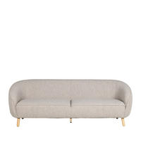 DREISITZER-SOFA aus Boucle-Stoff - Sinclair - Beige - Beige, Textil (223/77/87cm) - Drawer