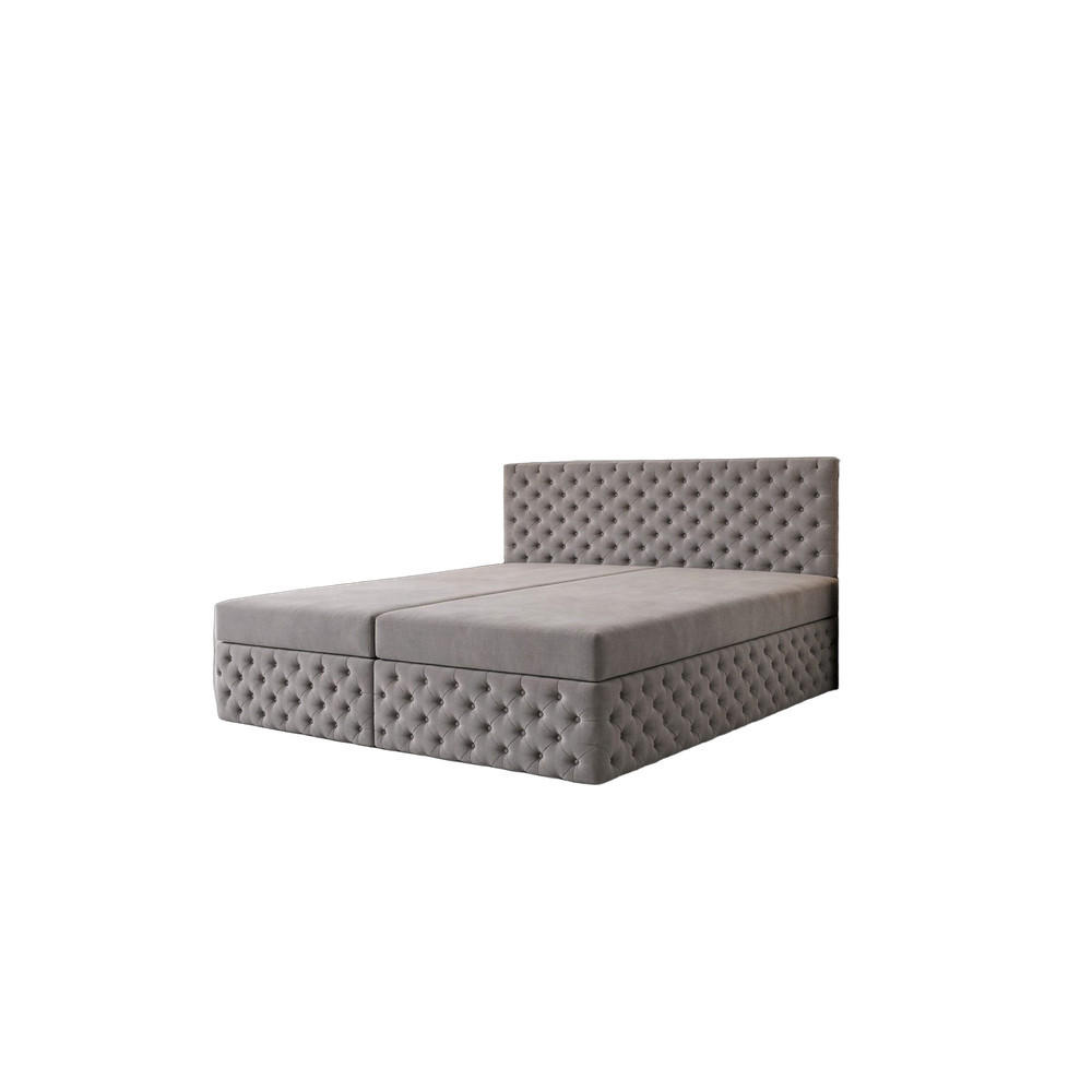 B&B Home Boxbett Hellgrau 160x200 cm
