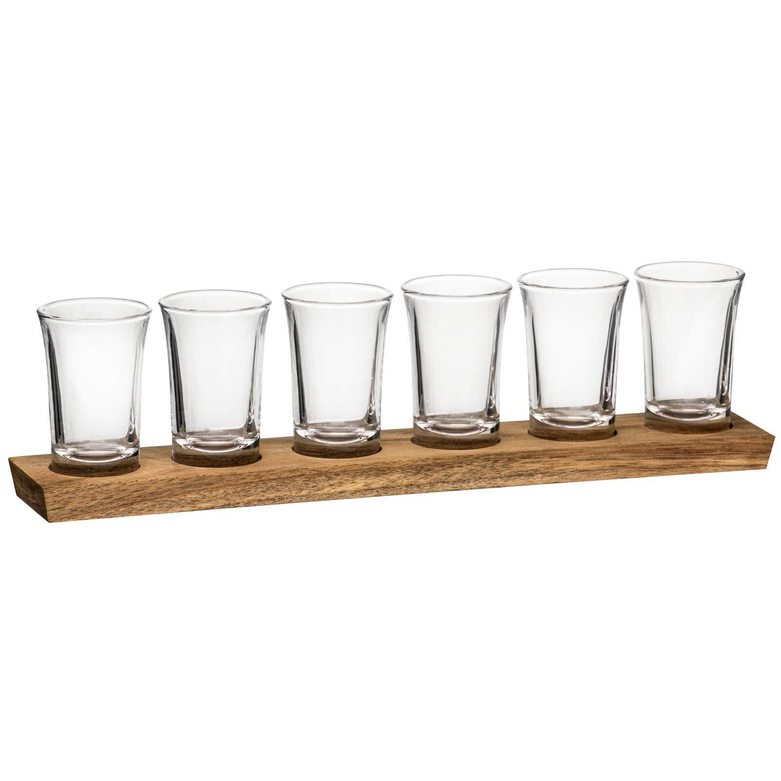SCHNAPSGLÄSER TASTING-SET Tempa Harvey transparent 45 ml 6er Set - Transparent, Glas (0.045L) - Ladelle