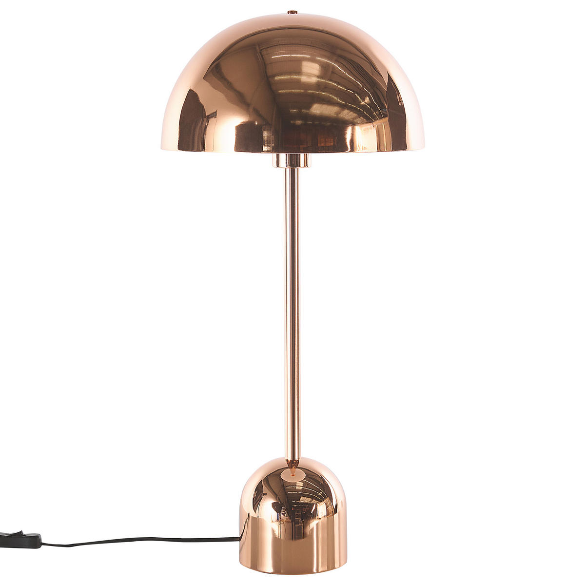 TISCHLAMPE Macasia 30/30/64 cm - Kupferfarben, Metall (30/30/64cm) - Beliani