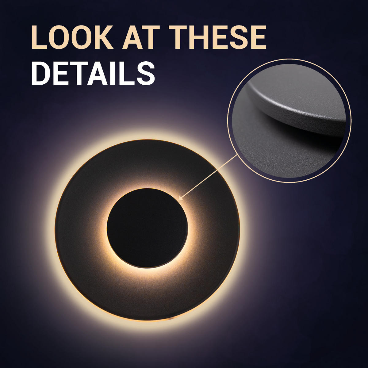 AUSSENLEUCHTE Aurora - Anthrazit, Metall (24/24/4.8cm) - Paco Home