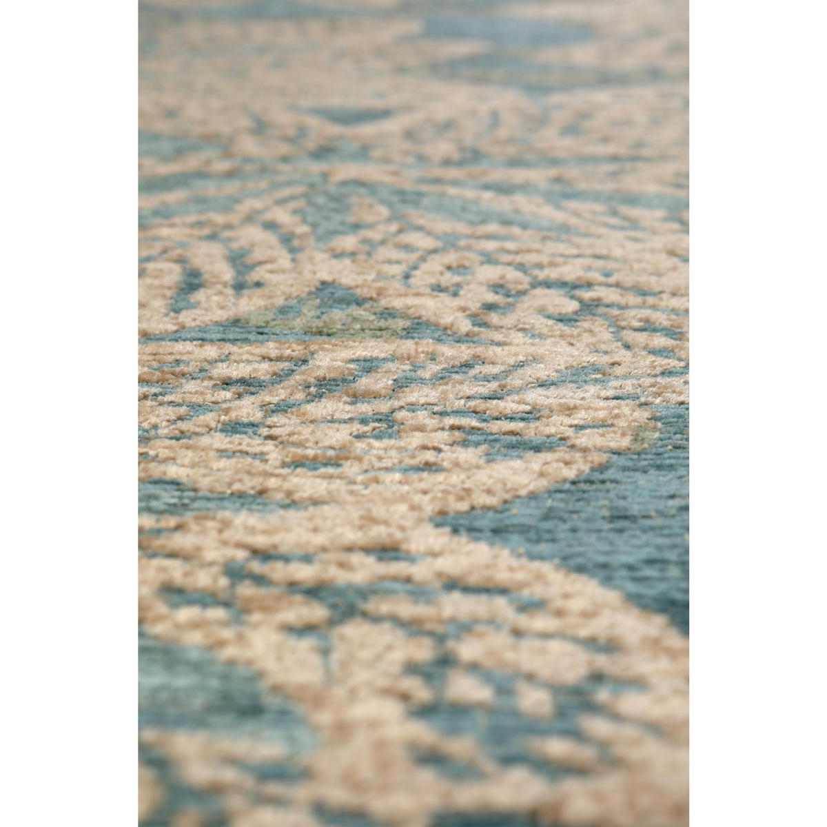 RECYCELTER OUTDOOR-TEPPICH Ariane stahlgrau 80 x 200 cm - Edelstahlfarben, Textil (80/200cm) - Vivaraise