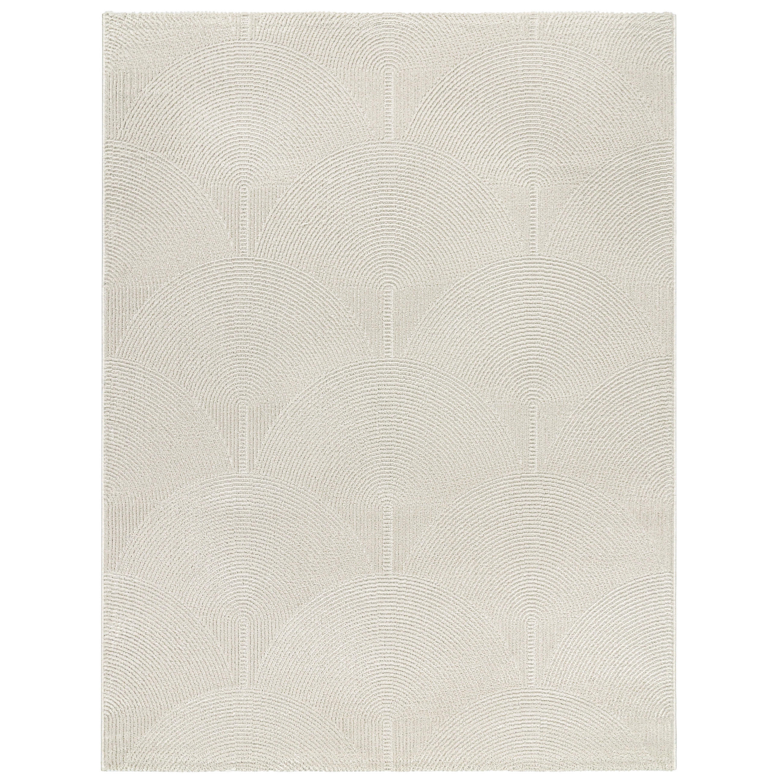 KURZFLORTEPPICH 120/160 cm Tinos 571 - Creme, Textil (120/160cm) - Paco Home