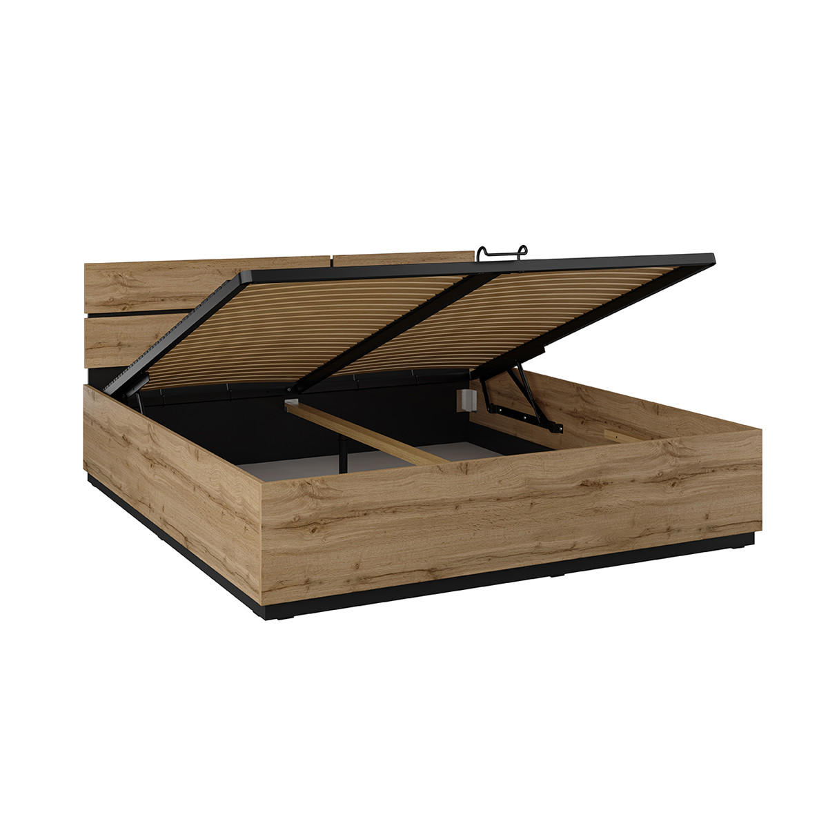 BOXSPRING POSTEL 180/200 Lilia Dřevo - hnědá, kompozitní dřevo (180/200cm) - Petits-meubles