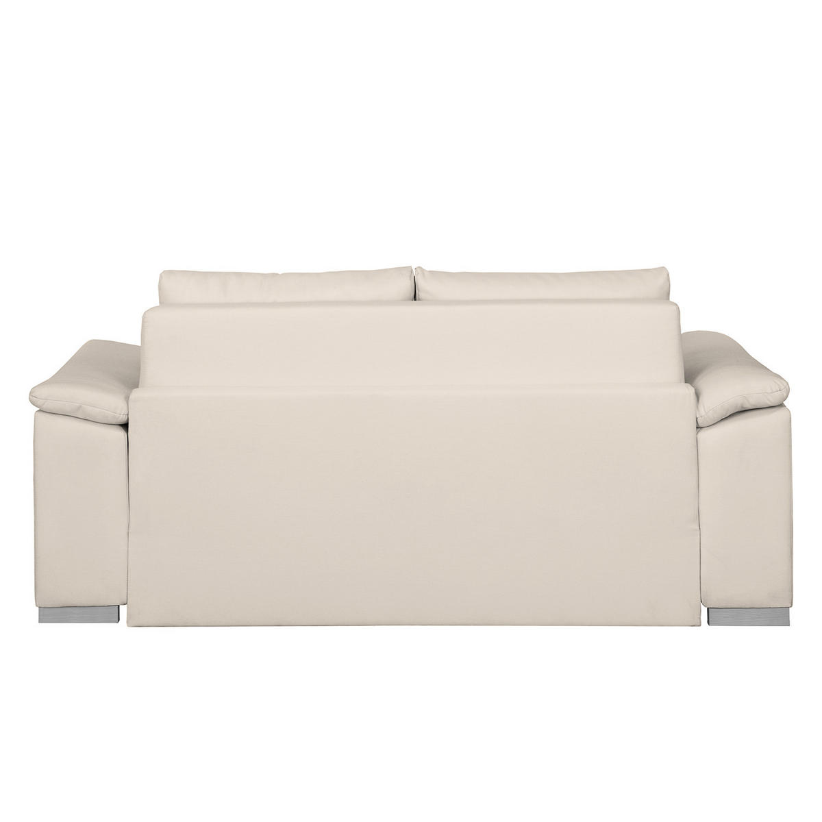 SCHLAFSOFA mit schräger Armlehne - Creme, Textil (170/90/90cm) - home24
