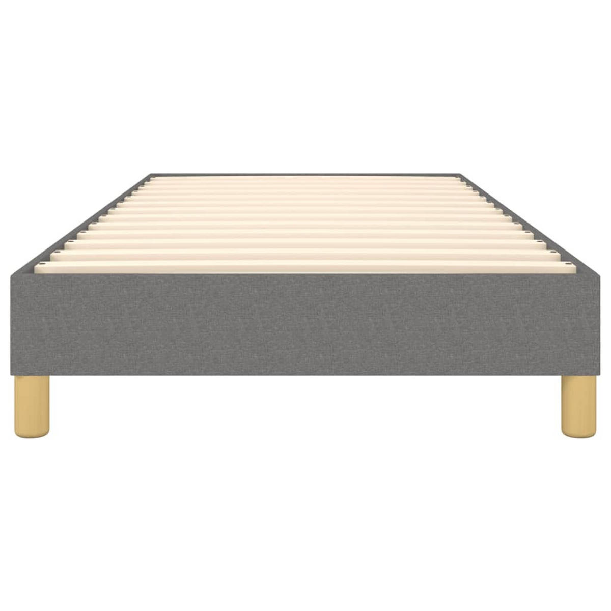 POLSTERBETT Quinn 80/203 cm - Grau, Holzwerkstoff (80/200cm) - Nettlife