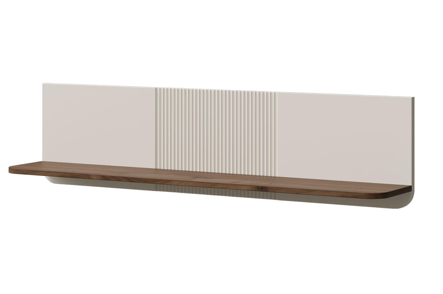Feldmann-Wohnen Wandregal Beige, Braun 120x30x22 cm