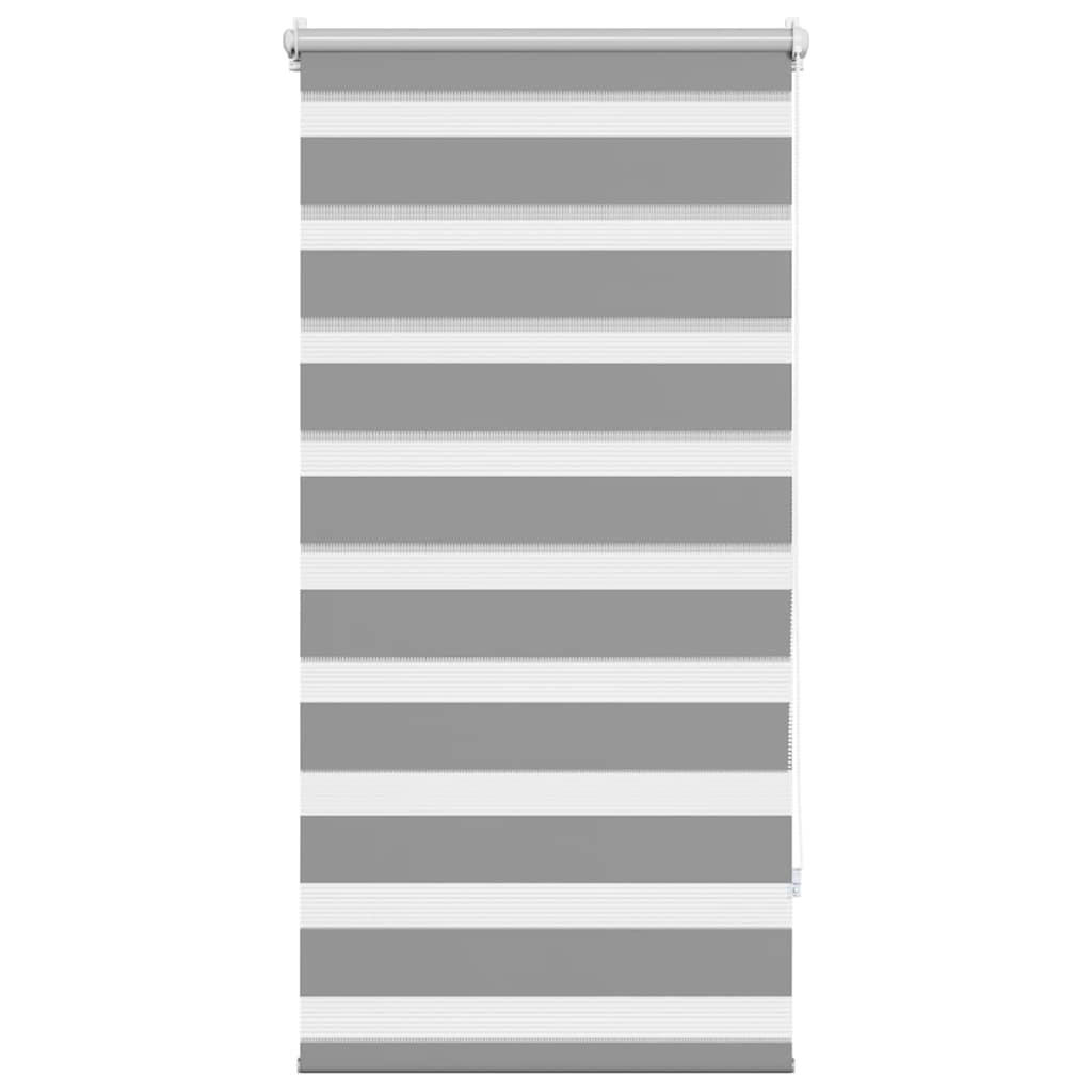 DOPPELROLLO 80,9/150 cm Stoffbreite 76,7 cm aus Polyester Grau - Grau, Textil (80/150cm) - vidaXL