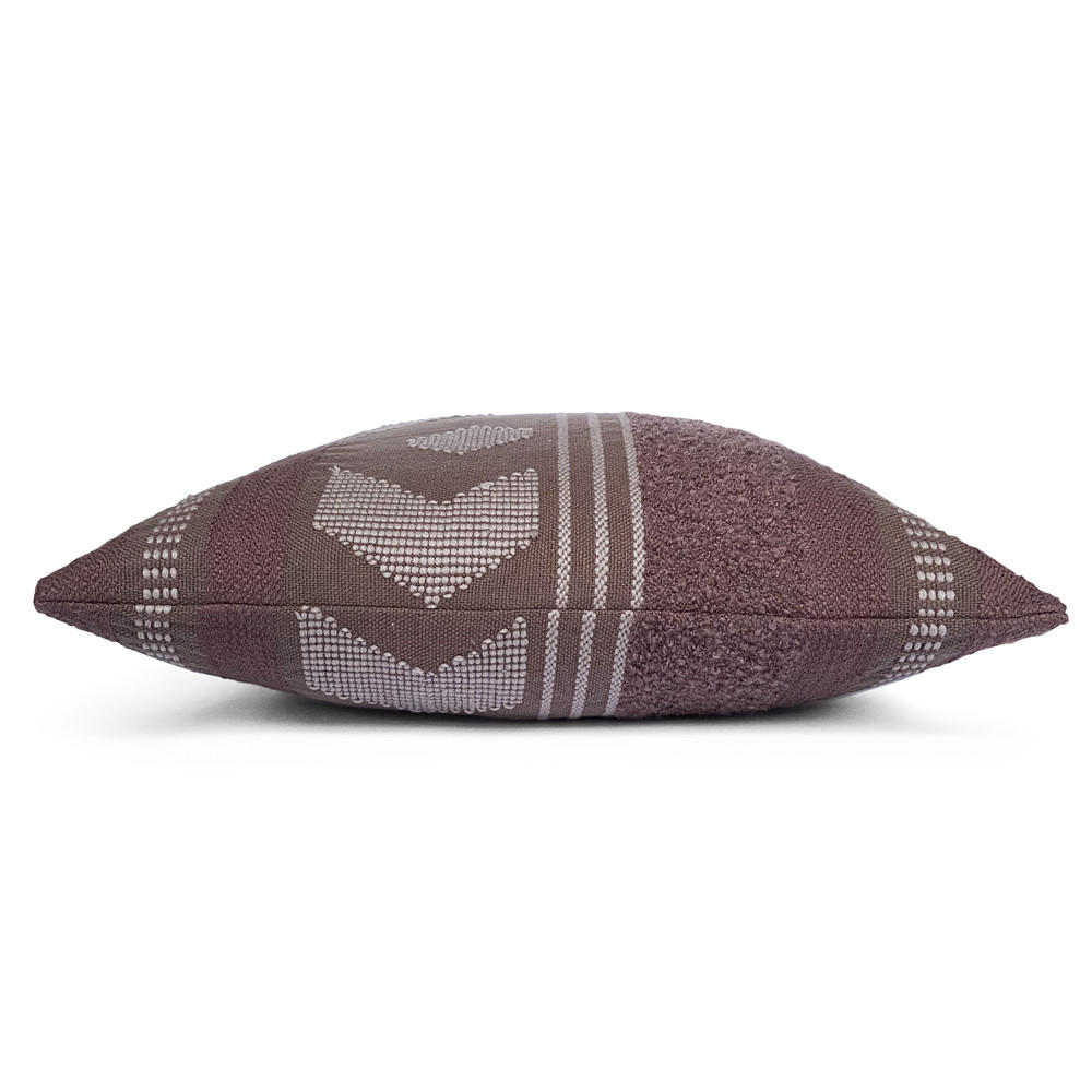 DEKOKISSEN Crafty kastanienbraun 50x50 - Rostfarben/Braun, Textil (50/50/12cm) - Malagoon
