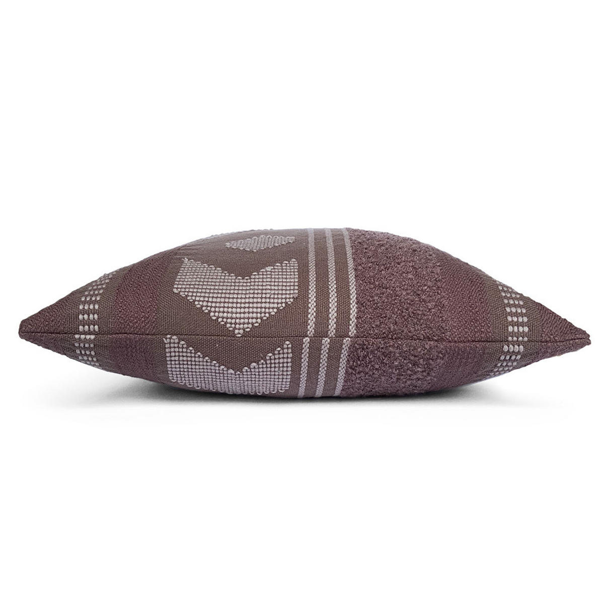 DEKOKISSEN Crafty kastanienbraun 50x50 - Rostfarben/Braun, Textil (50/50/12cm) - Malagoon