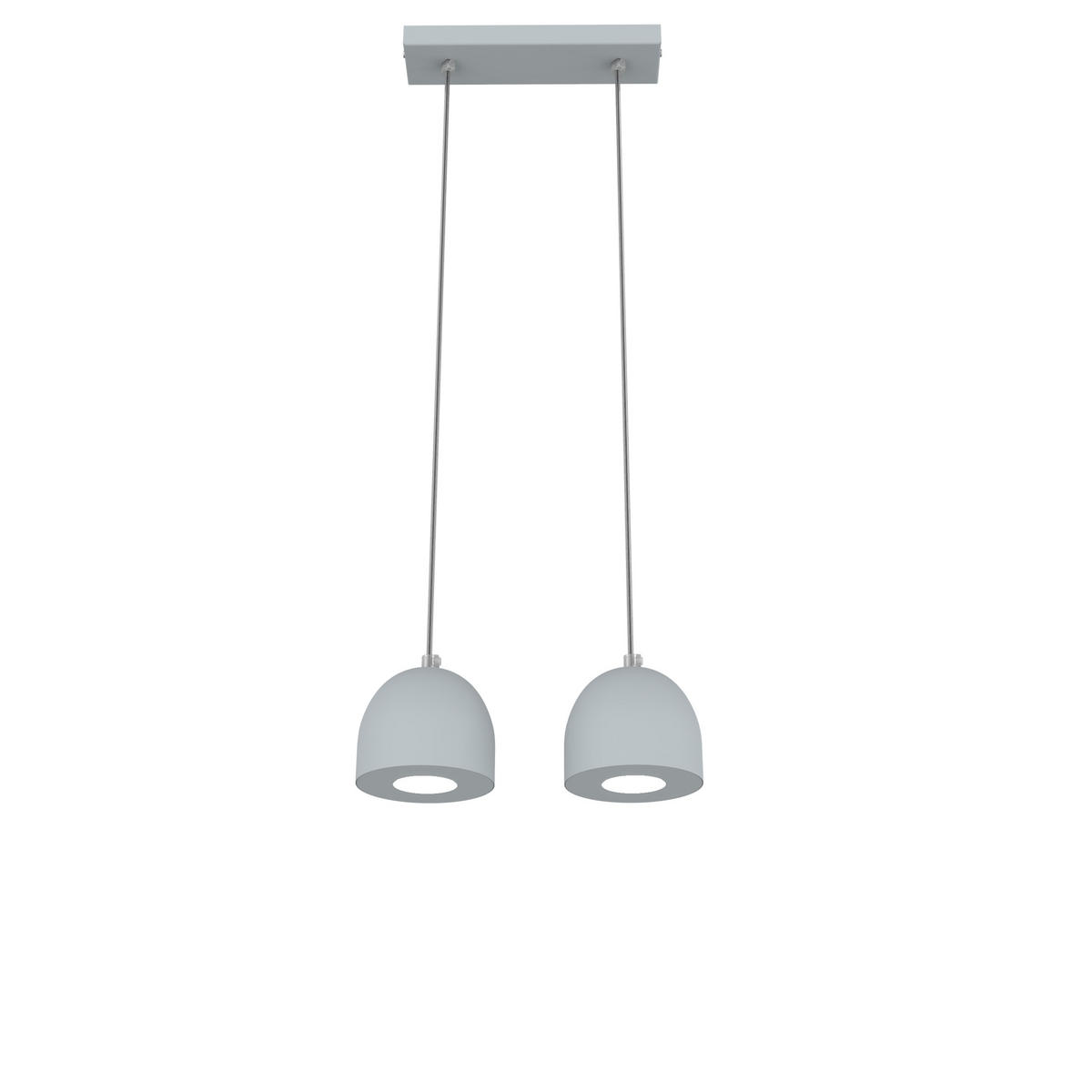 HÄNGELEUCHTE - Grau, Metall (6.5/27/120cm) - Lumicom