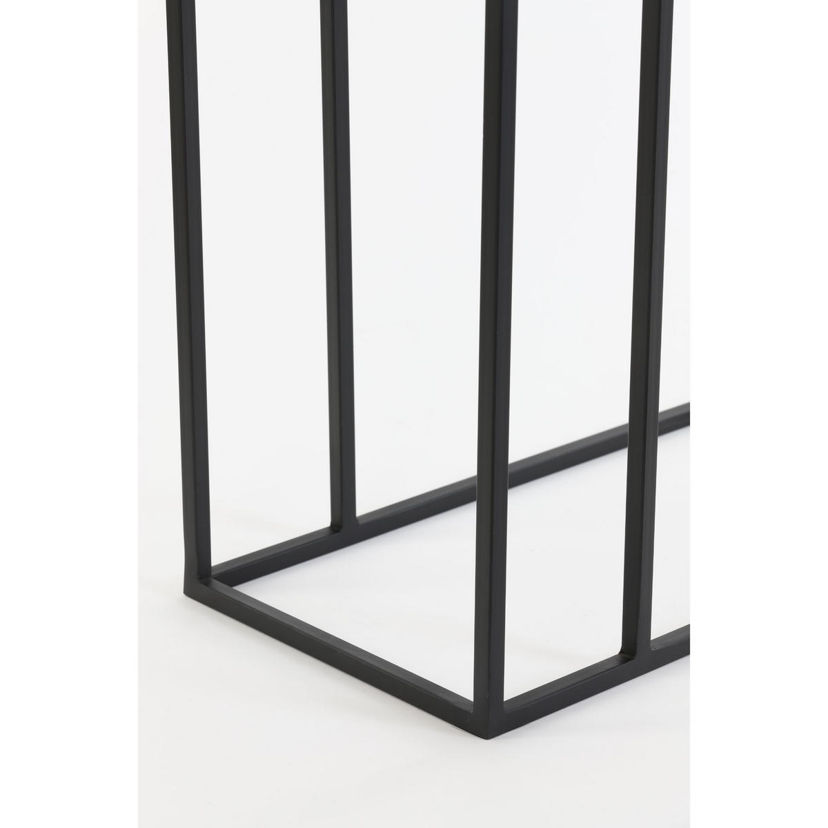 BEISTELLTISCH Macy Schwarz 48/26/60 cm - Schwarz, Metall (48/26/60cm) - Light & Living