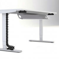 KABELMANAGEMENT-SET Horizontaler Kabelkanal Flex-big + Vertikale Kabelführung / Plus Vertikale Kabelführung Weißaluminium 1280mm - Silberfarben, Metall (16/128/10cm) - ASSMANN