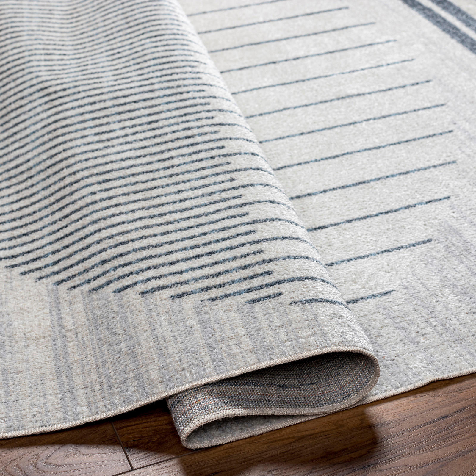 TEPPICH Maschinenwaschbar 120x170 cm Blau - Blau, Naturmaterialien/Textil (120/170cm) - LIVABLISS