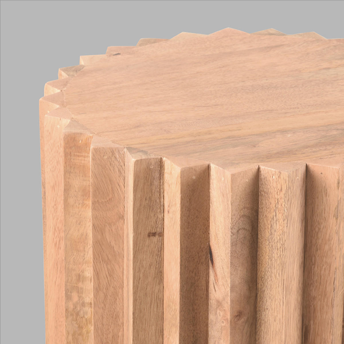 BEISTELLTISCH Novan Beige 35/35/48 cm - Beige, Holz (35/35/48cm) - LABEL51