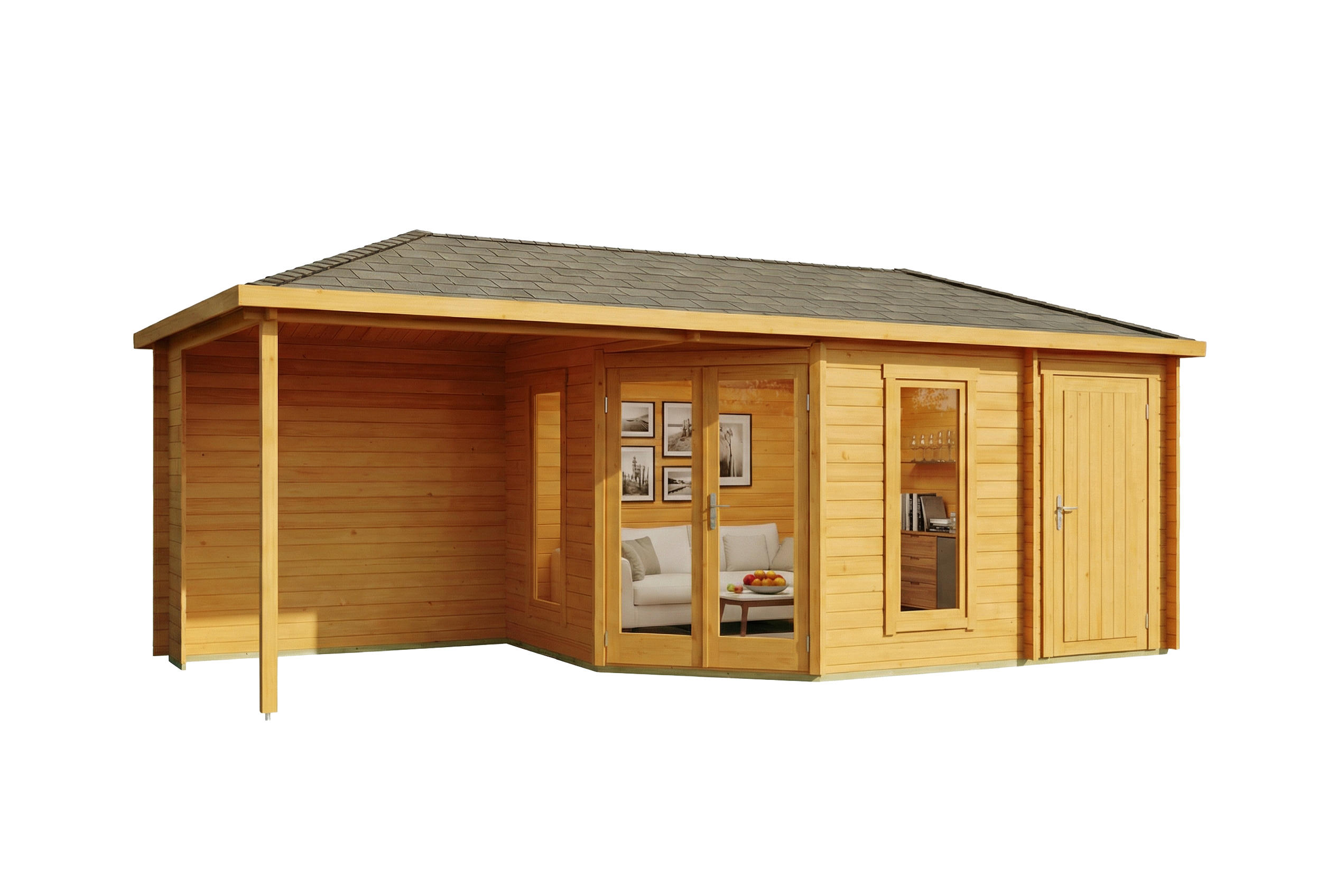 Alpholz Gartenhaus Pinien 728x274x317 cm