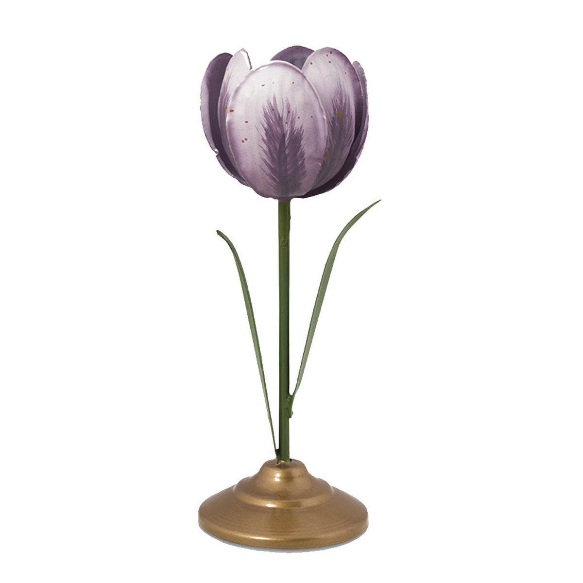 KERZENHALTER 2er-Set Tulpe s metal lilac - Flieder, Metall (7.5/21/7.5cm) - Pip Studio