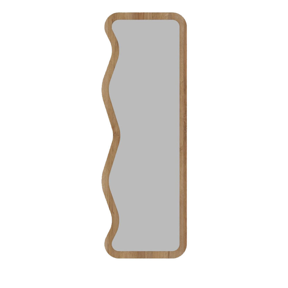 STANDSPIEGEL aus Holz 50x160cm - Ronda - Klares Holz - Eschefarben, Holz (50/160/2.2cm) - Drawer