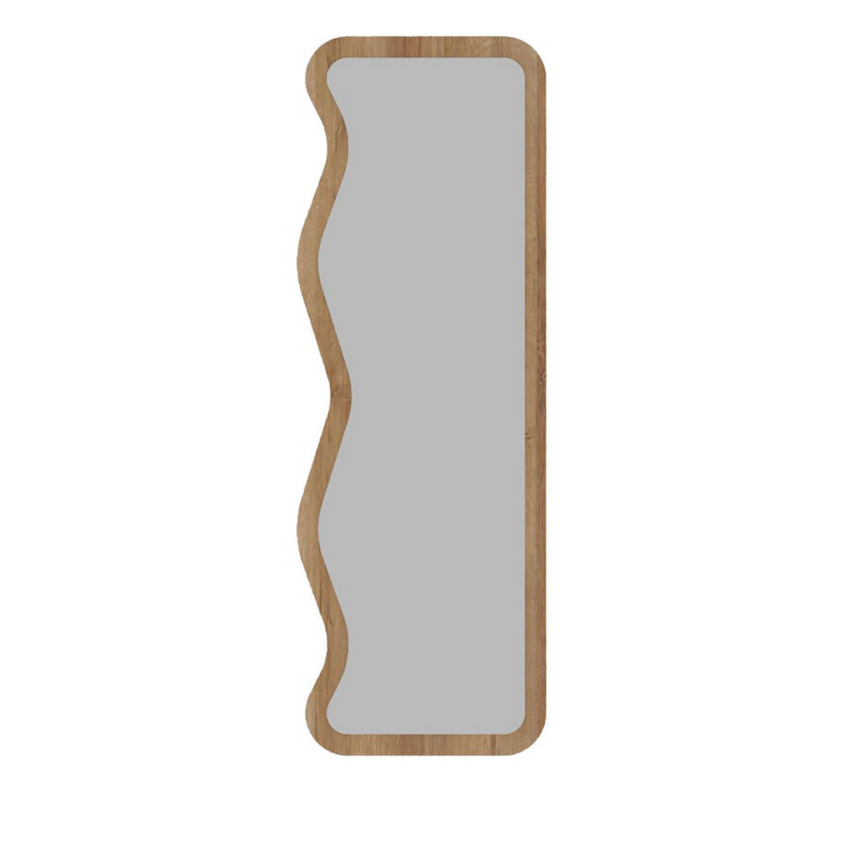 STANDSPIEGEL aus Holz 50x160cm - Ronda - Klares Holz - Eschefarben, Holz (50/160/2.2cm) - Drawer