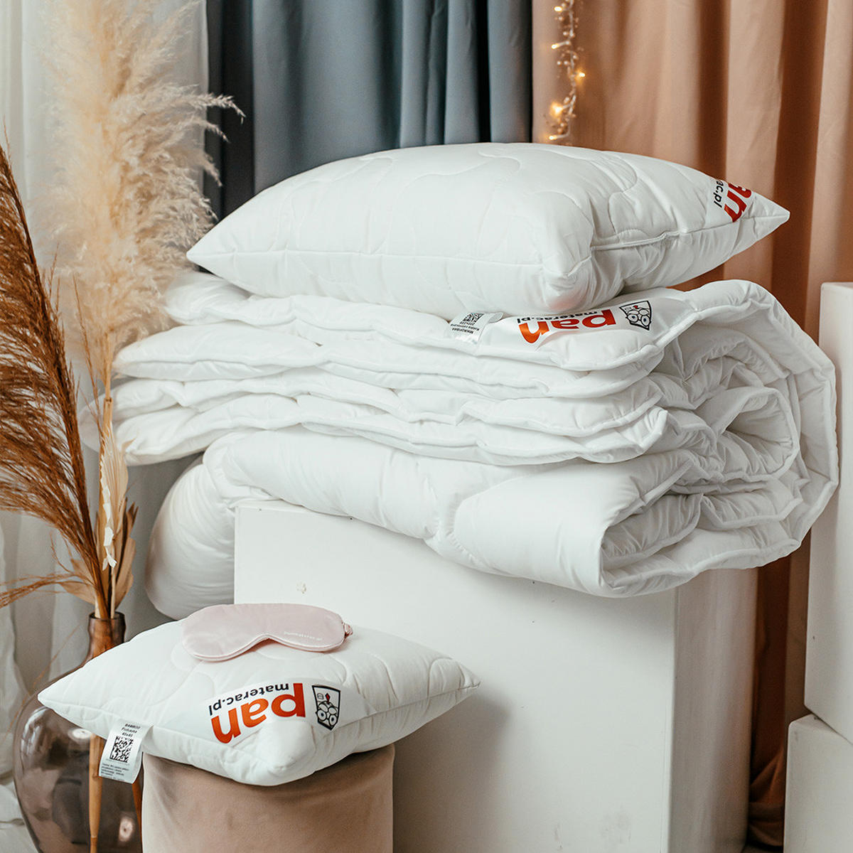KOPFKISSEN Bamboo - Weiß, Textil (70/80cm) - Mr Mattress