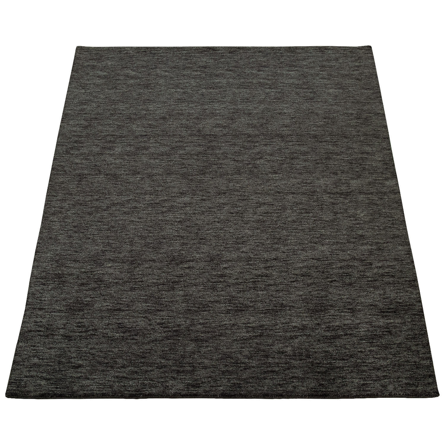 Paco Home Kurzflorteppich Anthrazit 80x150 cm