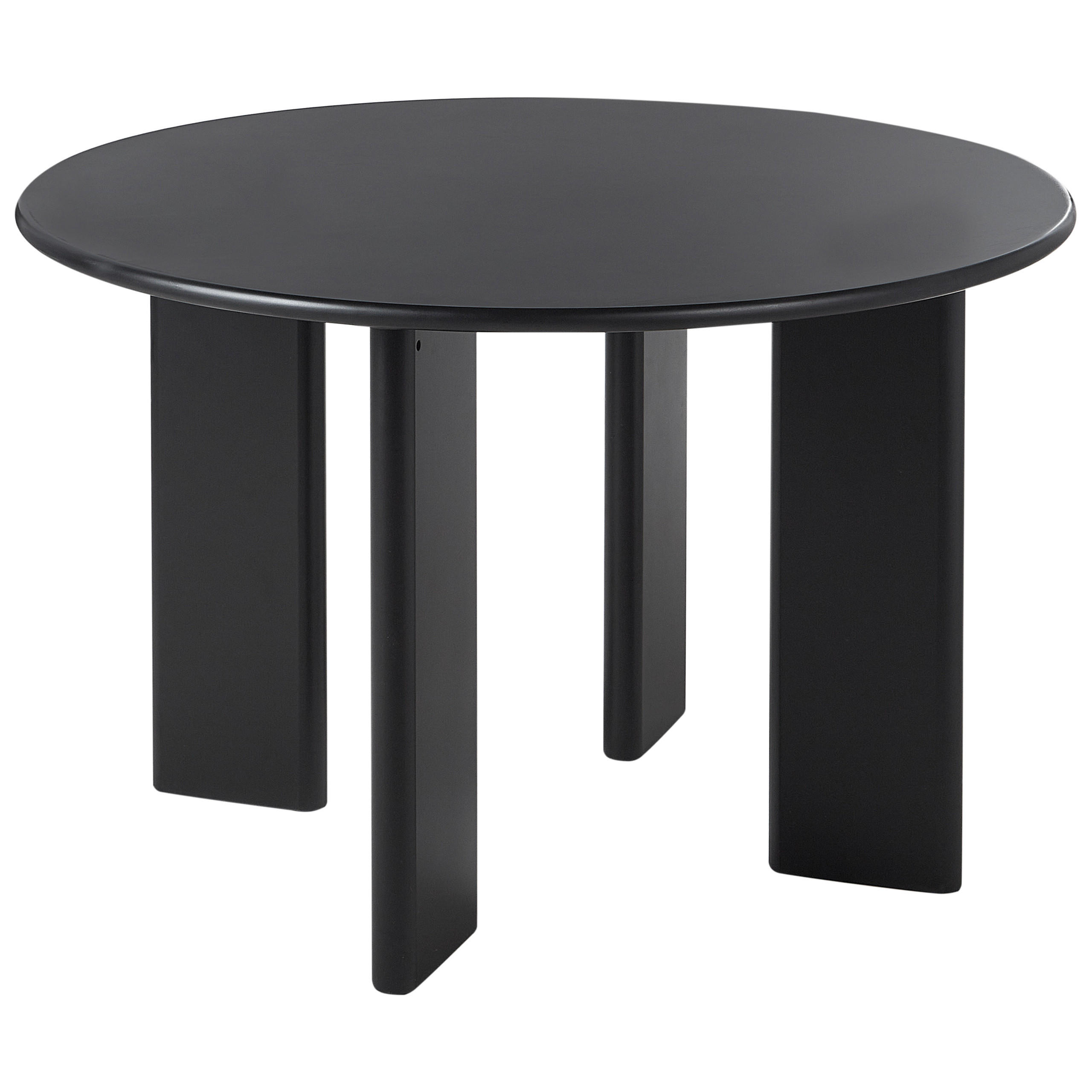 Beliani JÍDELNÍ STŮL 120/120 cm Černý Cosmo