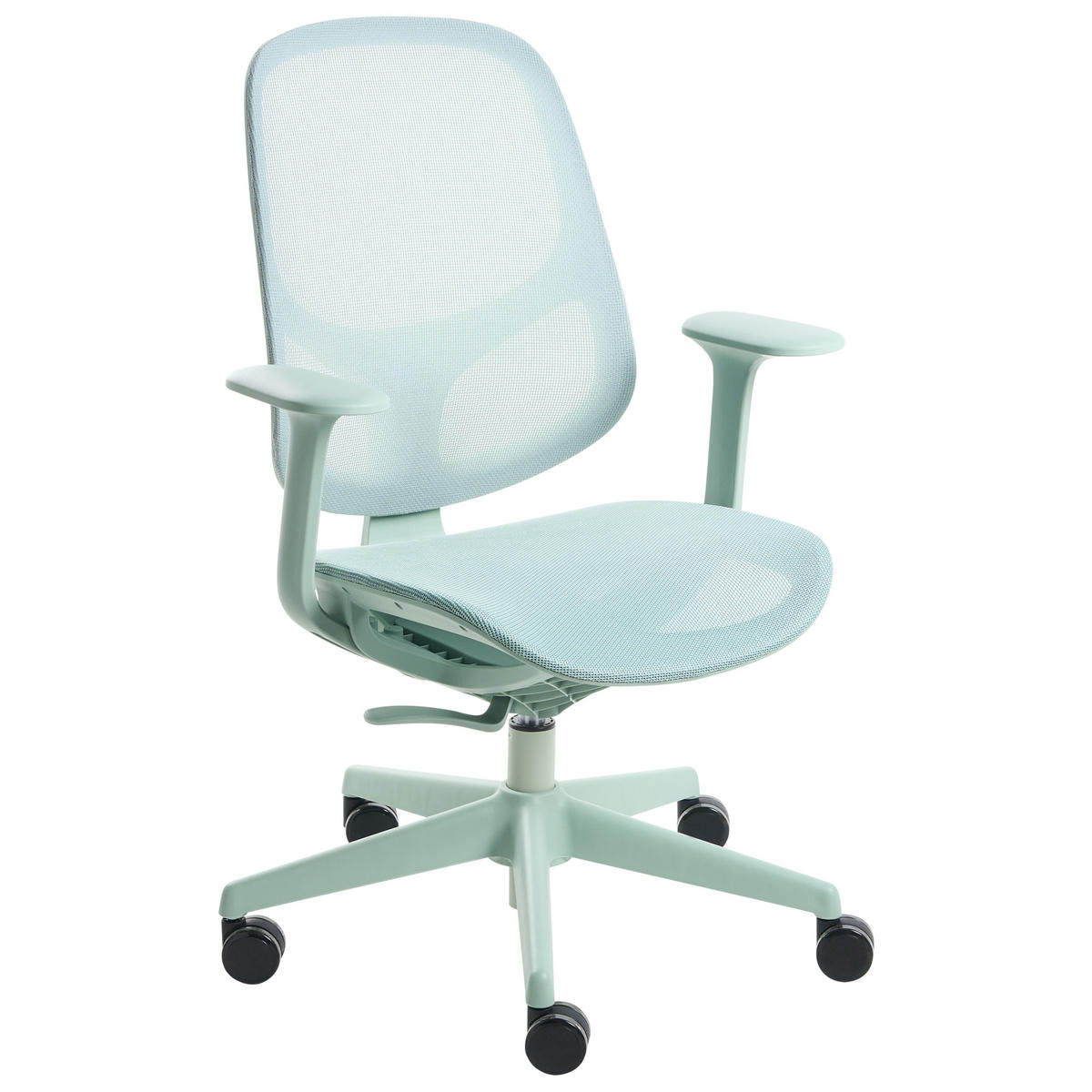 BÜROSTUHL Mintgrün Aeri - Mintgrün, Textil (60/93/60cm) - Beliani