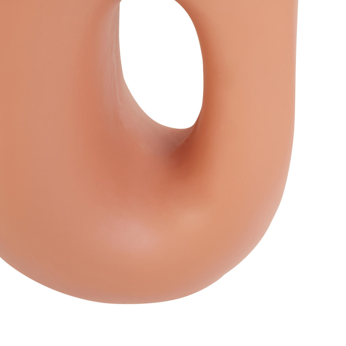 BEISTELLTISCH Beton orange 28/42 cm Idro - Orange, Stein (42/28/46cm) - Beliani