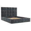 POLSTERBETT Skiathos mit Stauraum 200/200 cm Anthrazit im Terra NW Stoff - Anthrazit/Schwarz, Holz/Holzwerkstoff (200/200cm) - AltaBeds