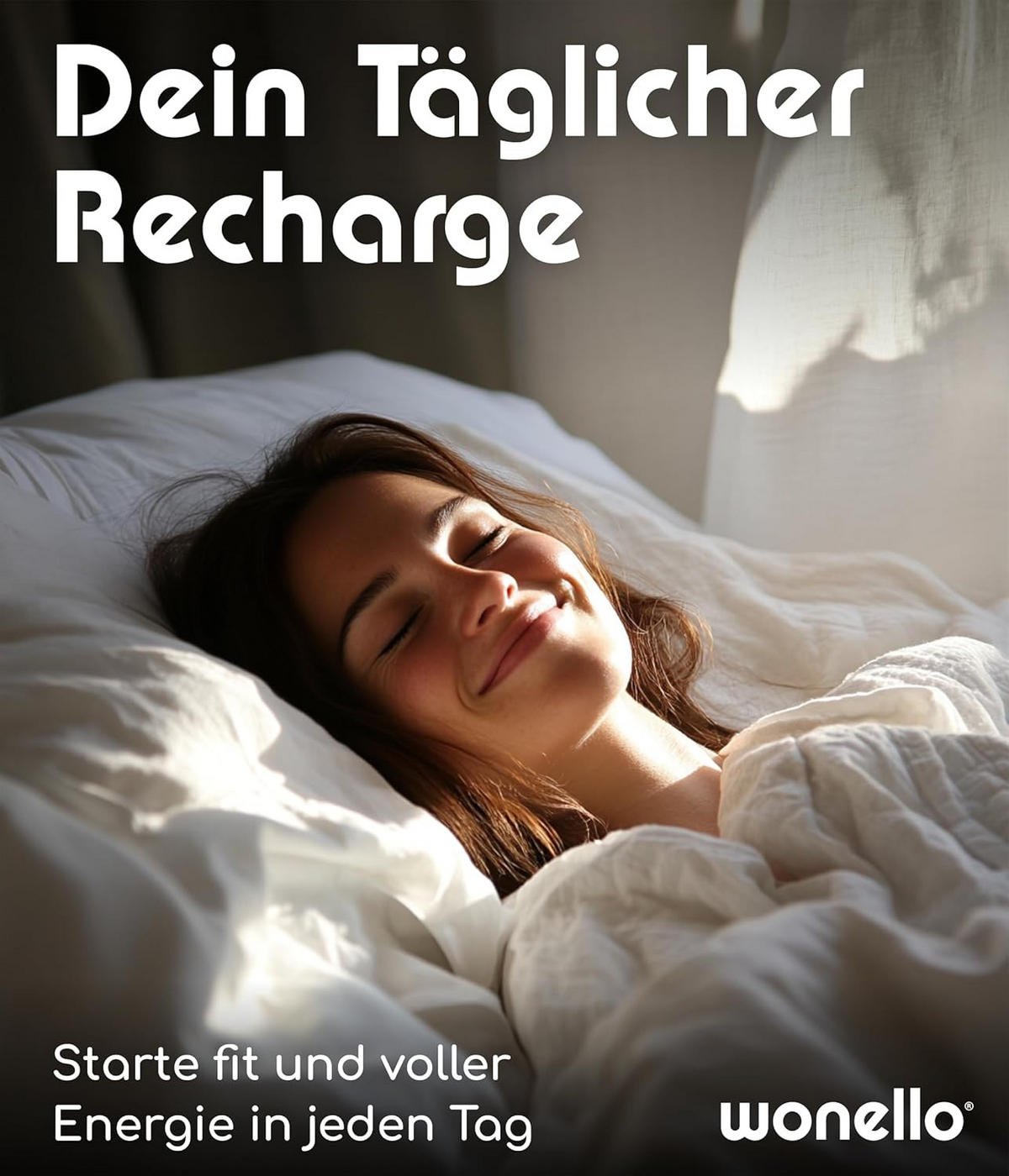 TOPPER GEL 180/200 cm Recharge - Weiß, Textil (180/200cm) - wonello