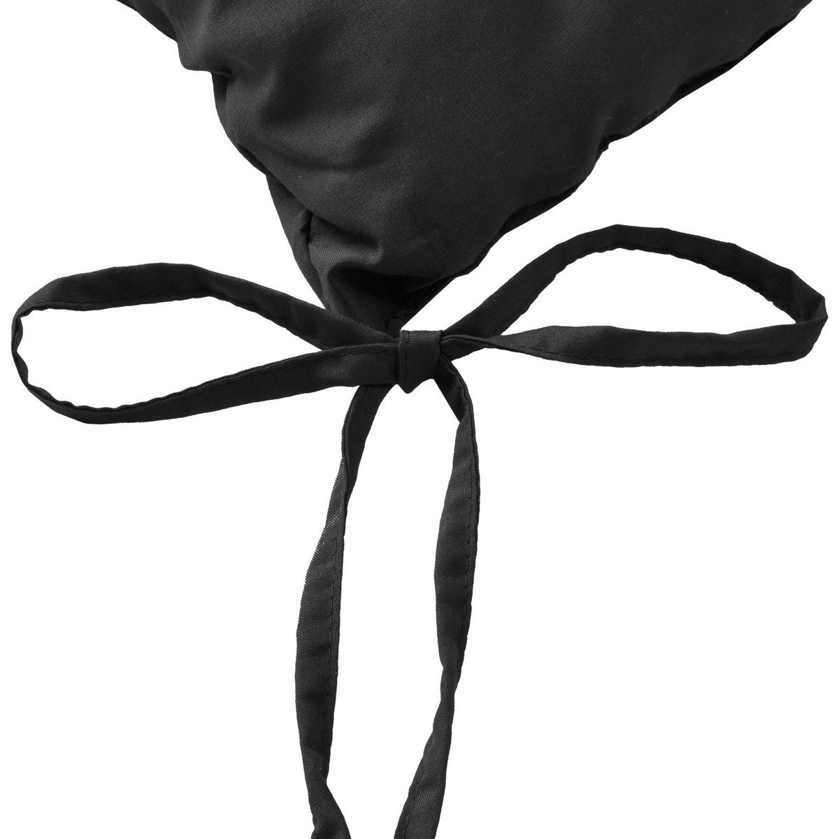 STUHLKISSEN Lea 40/40/5 cm Schwarz 4tlg - Schwarz, Textil (40/40cm) - Beautissu 