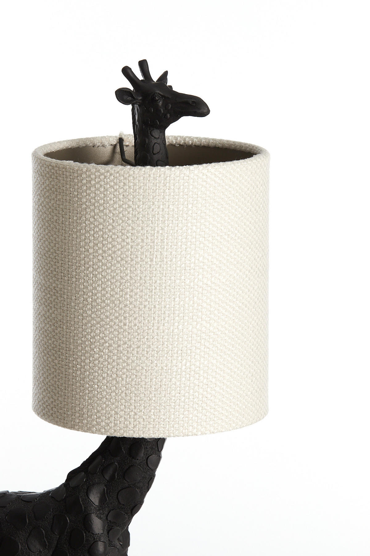 TISCHLAMPE Giraffe Schwarz Ø28/68 cm - Schwarz, Kunststoff (28/20/68cm) - Light & Living