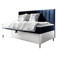 BOXBETT Maja Junior 2 - Blau/Weiß, Holz (100/200cm) - MIRJAN24